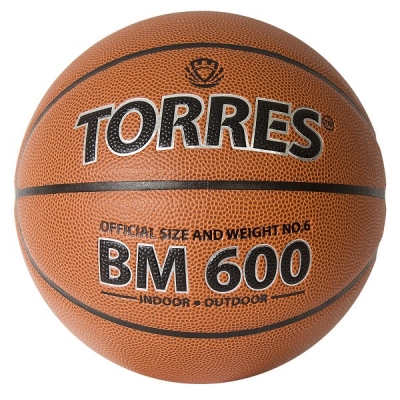 Мяч для баскетбола TORRES BM600 Brown B3202