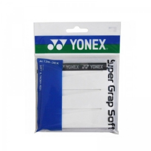 Обмотка для ручки Yonex Overgrip Super Grap Soft x3 White AC136EX-3