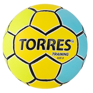 Мяч для гандбола TORRES Training Yellow/Cyan H3215