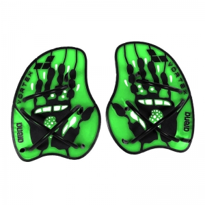 Лопатки для плавания Vortex Evolution Hand Paddle Green/Black 9523265 ARENA
