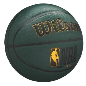 Мяч для баскетбола Wilson NBA Forge Plus Green WTB8103XB