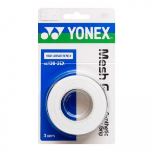 Обмотка для ручки Yonex Overgrip AC138EX Mesh Grap x3 White