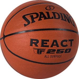 Мяч для баскетбола Spalding React TF 250 Brown 76967Z