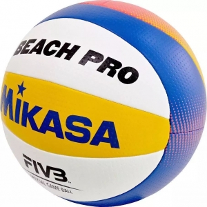 Мяч для пляжного волейбола Mikasa BV550C White/Blue/Yellow