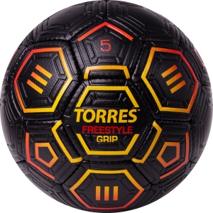 Мяч для футбола TORRES Freestyle Grip Yellow/Red F32376