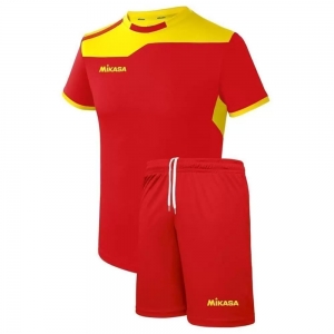 Комплект Mikasa Kit M T-shirt+Shorts Red/Yellow MT352-02