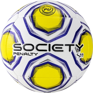 Мяч для футбола Penalty Bola Society S11 R2 XXI Yellow/Blue 5213081463-U