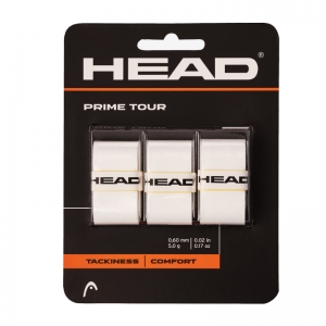 Обмотка для ручки HEAD Overgrip Prime Tour x3 White 285621-WH