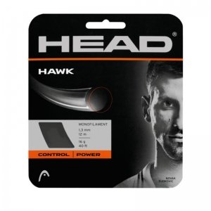 Струна для тенниса HEAD 12m HAWK Gray 281103-GR