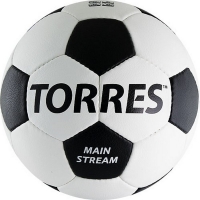 Мяч для футбола TORRES Main Stream White/Black F3018