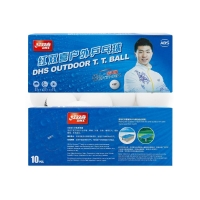 Мячи DHS Outdoor Dual 40+ Plastic ABS x10 White OD40