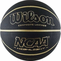 Мяч для баскетбола Wilson NCAA Highlight Gold Black/Gold WTB067519XB07