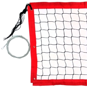 Сетка для пляжного волейбола 3.5mm 8.5x1m Black/Red FS-PV-№15