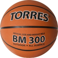 Мяч для баскетбола TORRES BM300 Orange B0201