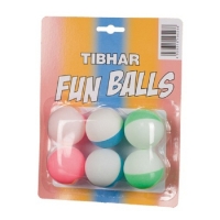 Мячи Tibhar Fun Balls x6 Мulticolor