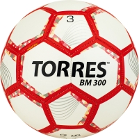 Мяч для футбола TORRES BM 300 White/Red F32074