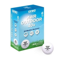 Мячи Gewo Outdoor AWR 40+ Plastic x6 White
