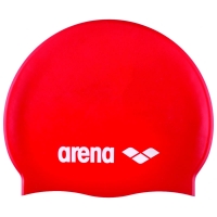 Шапочка для плавания ARENA Junior Classic Silicone Red 91670-44