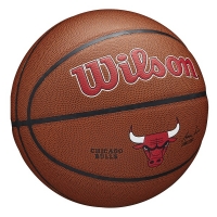 Мяч для баскетбола Wilson NBA Chicago Bulls Orange WTB3100XBCHI