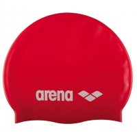 Шапочка для плавания ARENA Classic Silicone Red/White 91662-44