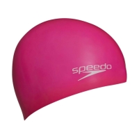 Шапочка для плавания SPEEDO Junior Plain Moulded Silicone Cap Magenta 8-70990F290