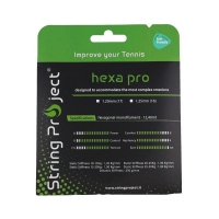 Струна для тенниса String Project 12m Hexa Pro Green OZN504428859