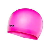 Шапочка для плавания TYR Junior Wrinkle Free Silicone Cap Pink LCSJR-693