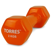 Гантель 2kg Orange PL522204 TORRES