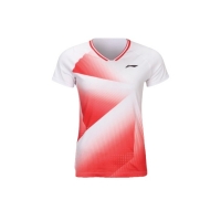 Футболка Li-Ning T-shirt W AAYS248-4 White/Red