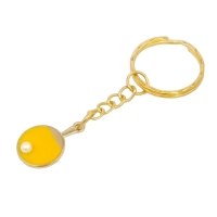 Брелок Keychain TT Racket with ball 20x15mm Yellow