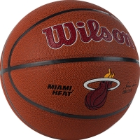 Мяч для баскетбола Wilson NBA Mia Heat Brown WTB3100XBMIA