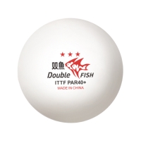 Мячи Double Fish 3* DF Par 40+ Plastic ABS x6 White
