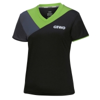 Футболка Gewo T-shirt W Toledo Black/Light Green