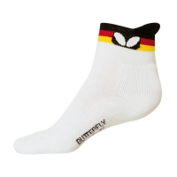 Носки спортивные Butterfly Socks Germany Short 23 x1 White