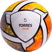 Мяч для футбола TORRES Club Orange/Yellow F32396