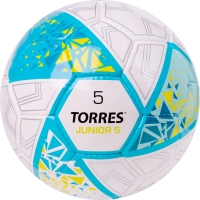 Мяч для футбола TORRES Junior-5 Turquoise F32380