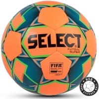 Мяч для минифутбола SELECT Futsal Super FIFA Pro Orange/Blue 3613446662